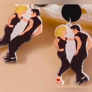 NWOT  GREASE movie EARRINGS